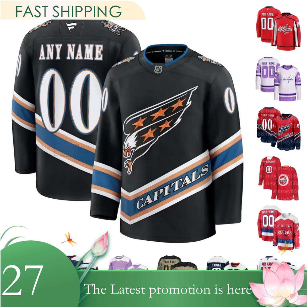 Capital Hockey Jersey Dylans Strome Alex Ovechkin Aliaksei Protas T.J. Oshie Sonny o Rasmus Sandin Max Pacioretty Hendrix Lapierre Nic Dowd Martin Fehervary