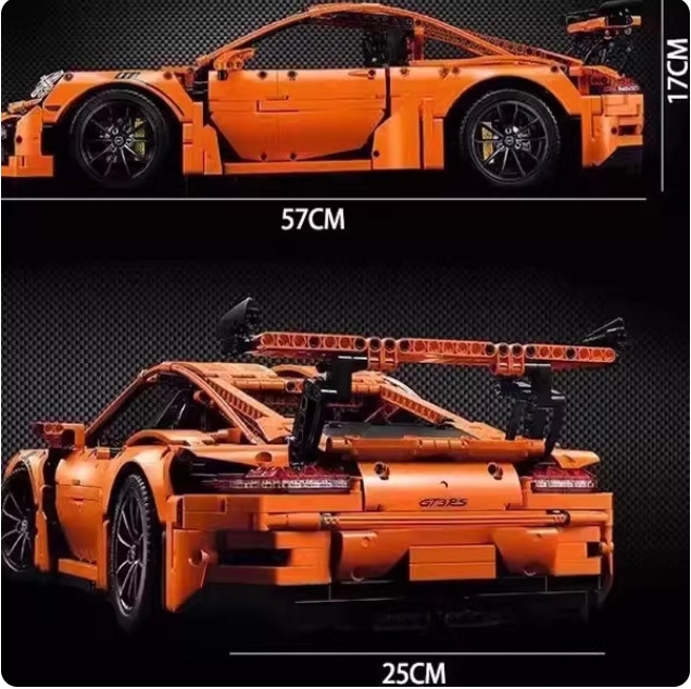 Top quali 42056 leg0 P0rsche 911 GT3 sports car building block mechanical group racing car model high diffic boy toy model C251111