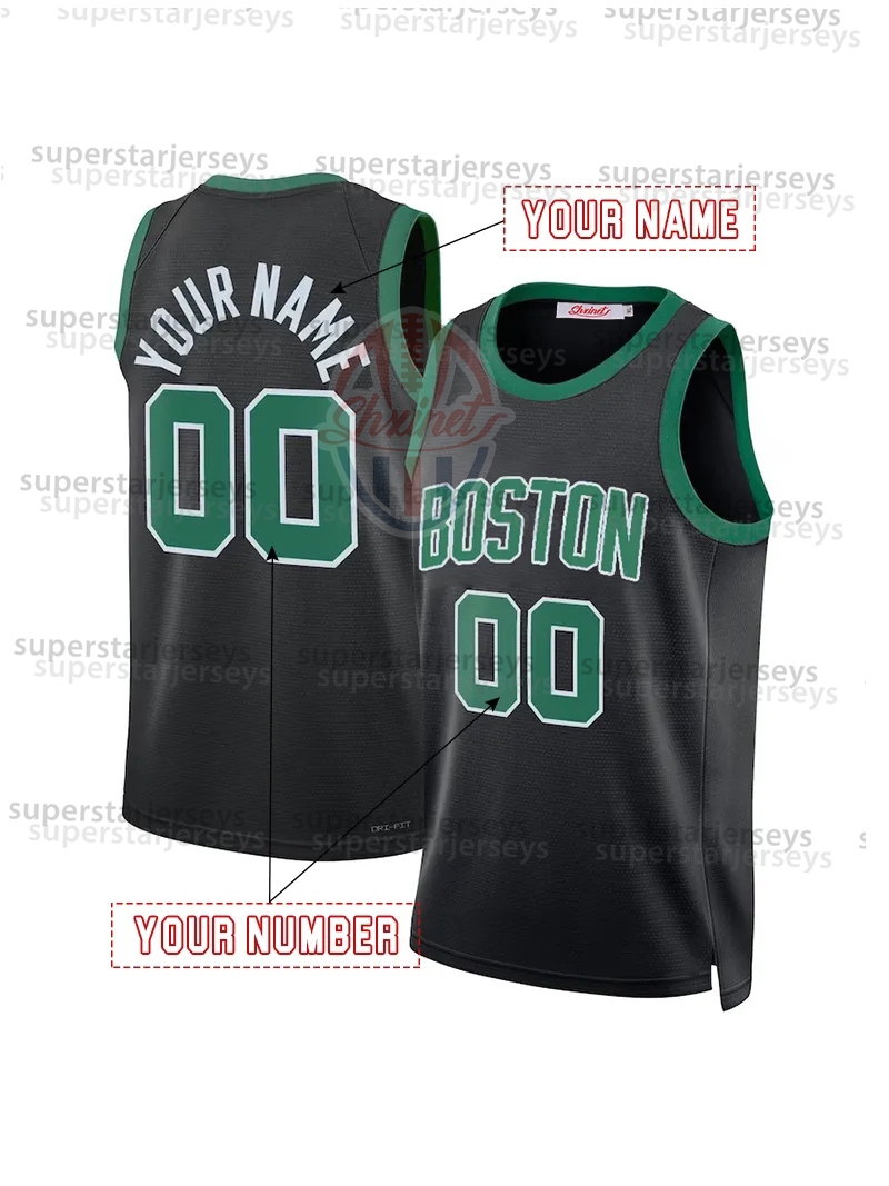 0 Jayson Tatum 2025-26 City Edition Green/Beige/White Basketball Jersey 33 Larry Bird 4 Jrue Holiday Brown 11 Payton Pritchard Full Stitched