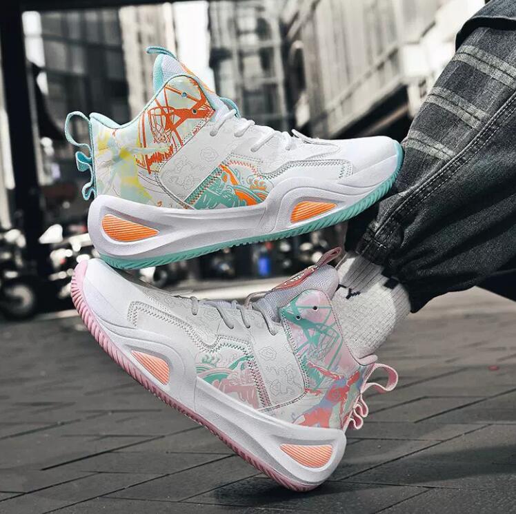 Designer Basketball shoes men's shoes junior high school students' training, sports shoes men's and teenagers' professional practi