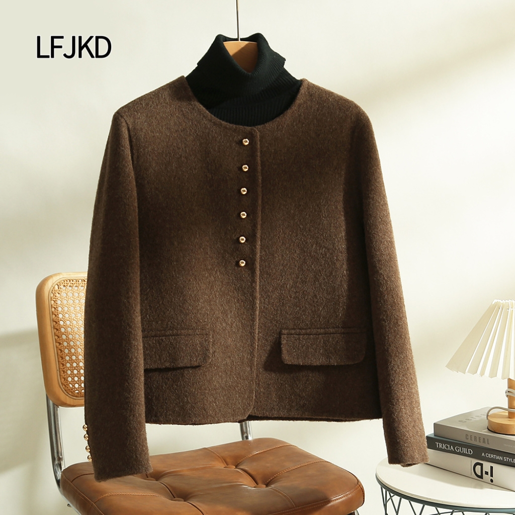 KK20 2025 new European and American style long-sleeved shirt-style cardigan women's versatile commuter top button-down casual jacket