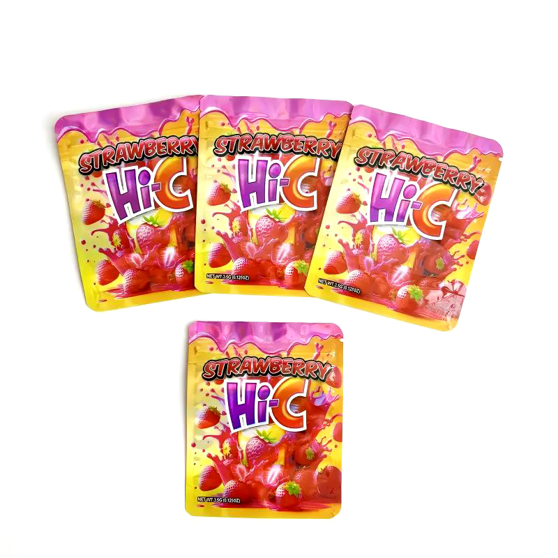 Empty Mylar Bag 3.5g Resealable Packaging Bags 3.5Gram Sprinklez Gummies Zipper Lock Plastic Pouch For Dry Herb Flower Plastic Case