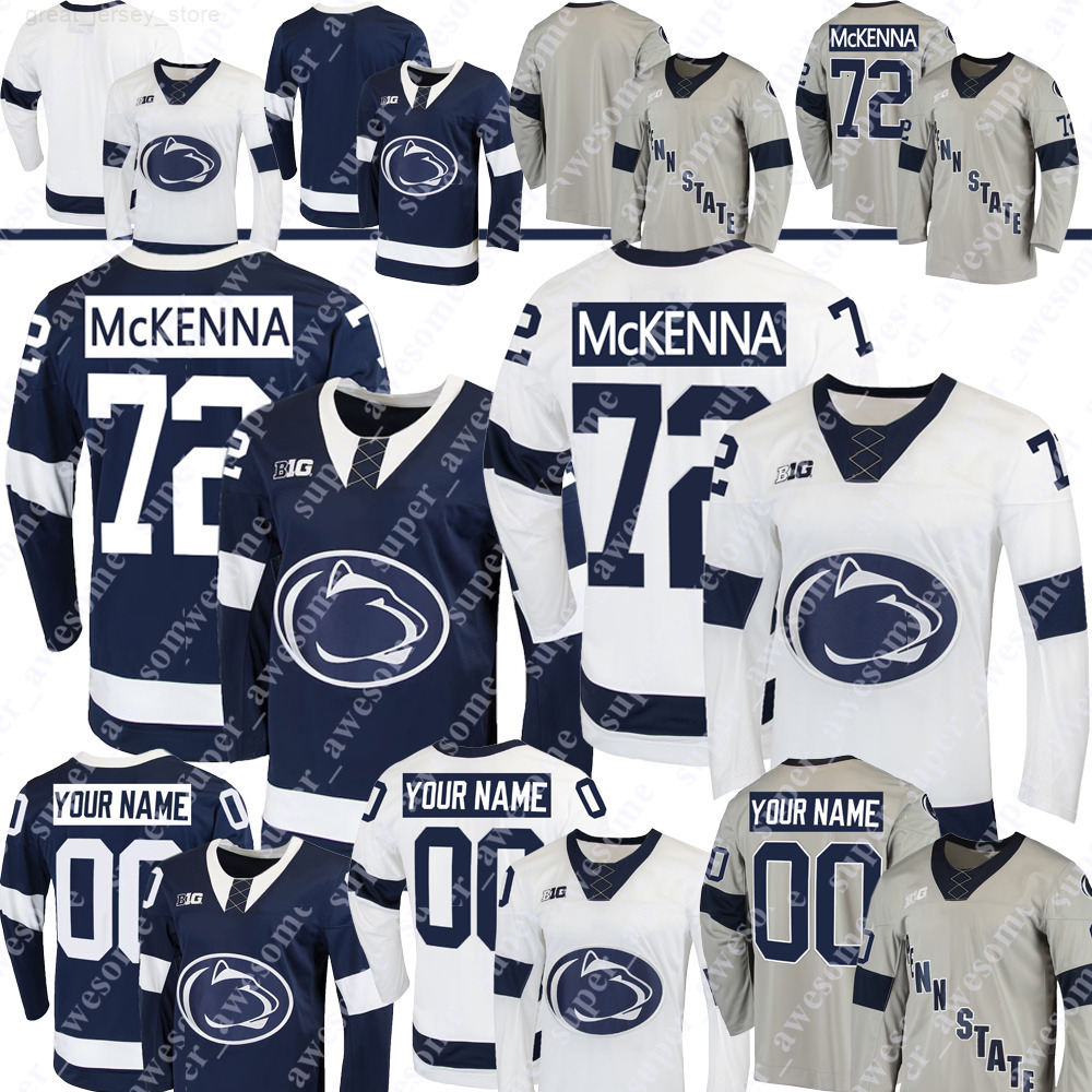 Gavin McKenna Penn State Nittany Lions Hockey Jersey Aiden Fink Arsenii Sergeev Reese Laubach Charlie Cerrato Mac Gadowsky Casey Bailey Nate Sucese Evan Barratt