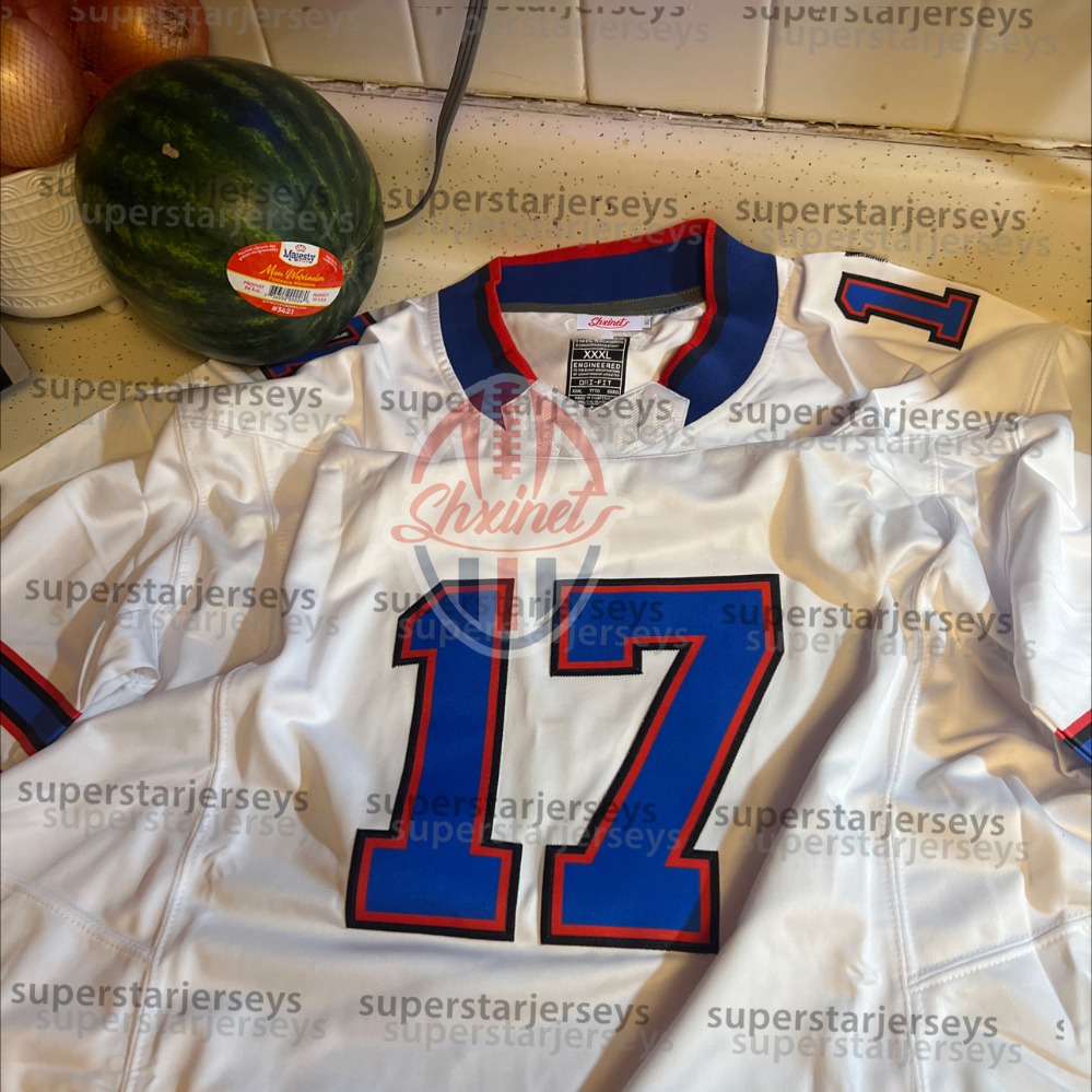 Personalized Custom 2025 Rivalries Football Jersey Josh Allen Joey Bosa Gabriel Davis Von Miller Dawson Knox Jim Kelly Embroidered