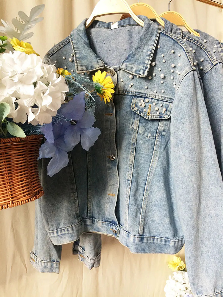 PERSONALIZED Statement Denim Bridal Jacket Custom Name Pearl Detailing MRS Date Placement On Collar Bride Gift y250929