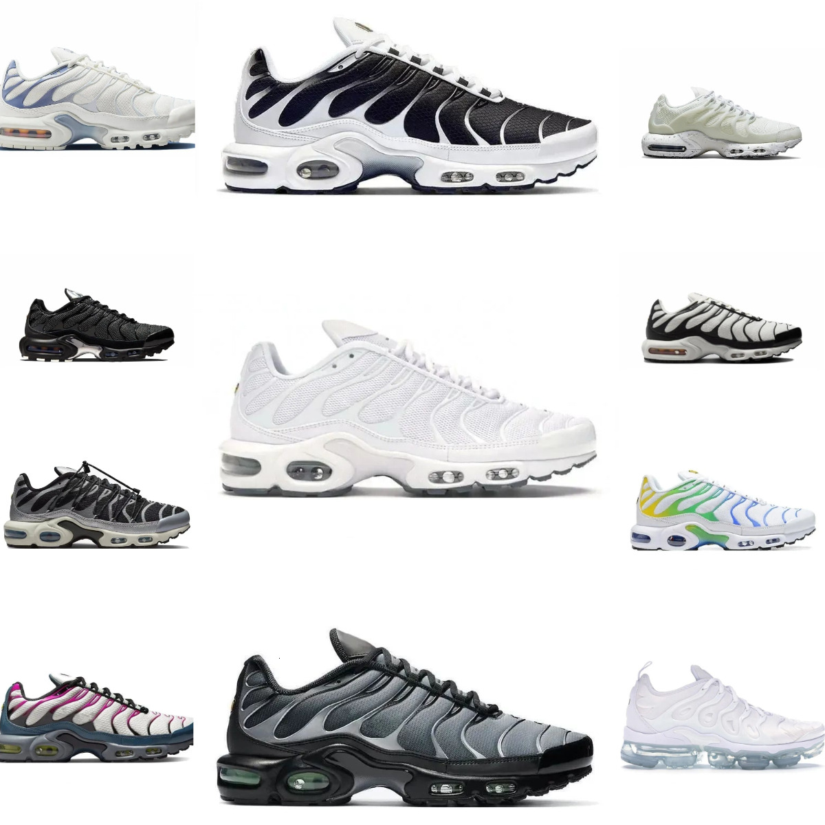 Trainers TN Plus Ultra Running Shoes Men Women Tns 3 Utility Requin SE OG Triple White Black Grey Blue Gradient Dusk Unity Mesh Breathable Outdoor Sports Sneakers G86