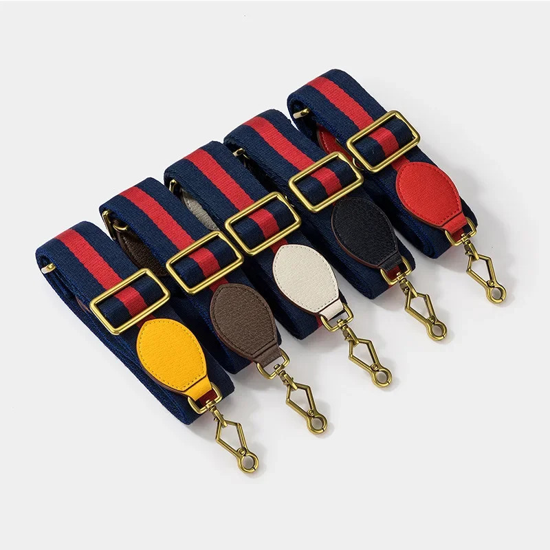 European American Wide Shoulder Strap G Home Tiger Head Camera Bag Adjustable Length Red Blue Color Blocking 250924