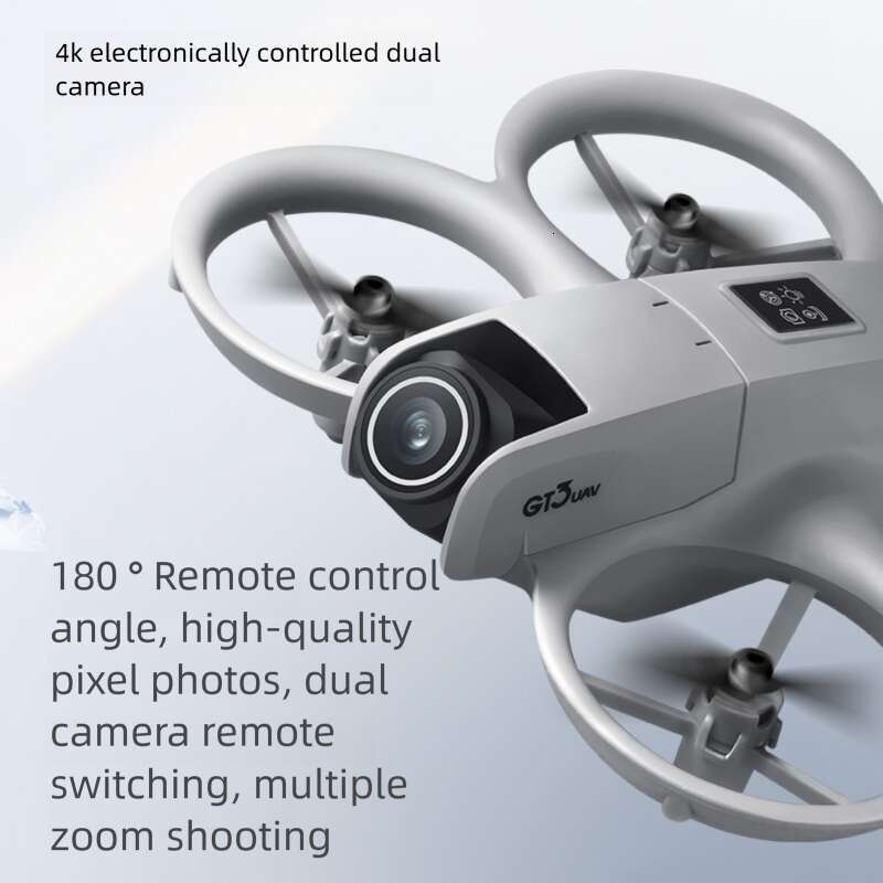 GT HD Remote Control Aircraft Dual Camera Altitude Hold Aerial Photography Drone RC Model