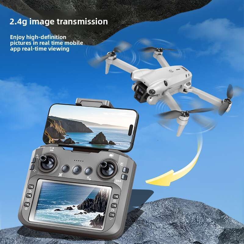 Camera Drone Brushless Screen Drone Foldable Long Battery Life Obstacle Avoidance 8K Dual Camera HD Aerial Photography Remote Control Aircraft