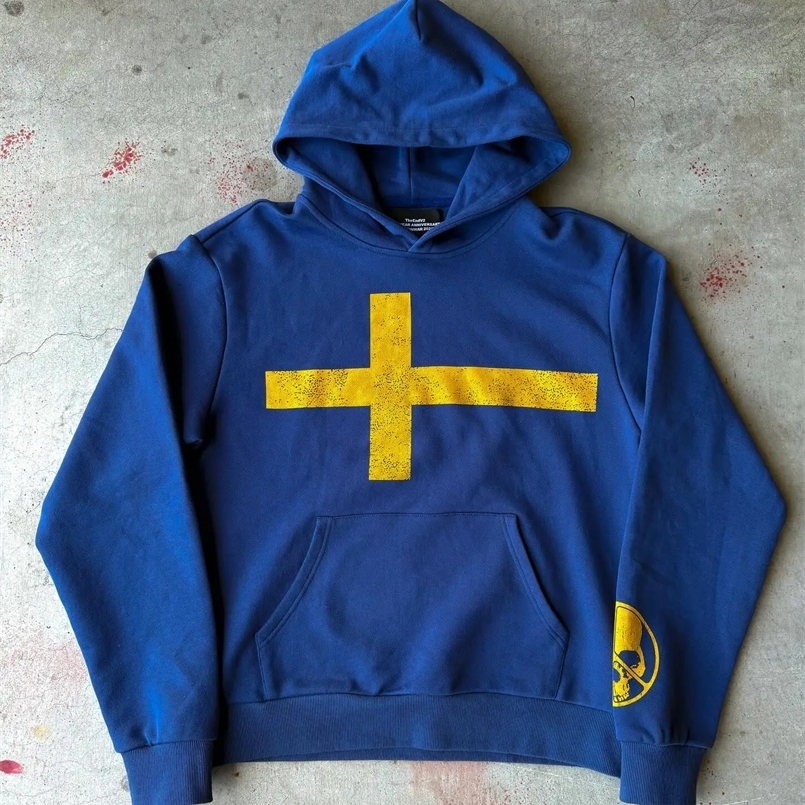 Grunge Hip Hop Streetwear Sweatshirt Hoodies Women Tops Harajuku Casual Sweden Goth Oversized Hoodie Men Clothing Y2k Clothes 250420