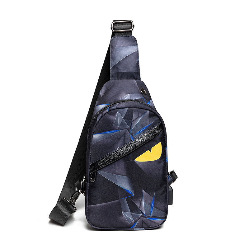 Free shipping new chest bag men trend waterproof Oxford cloth single shoulder cross-body bag multifunctional outdoor shoulder bag