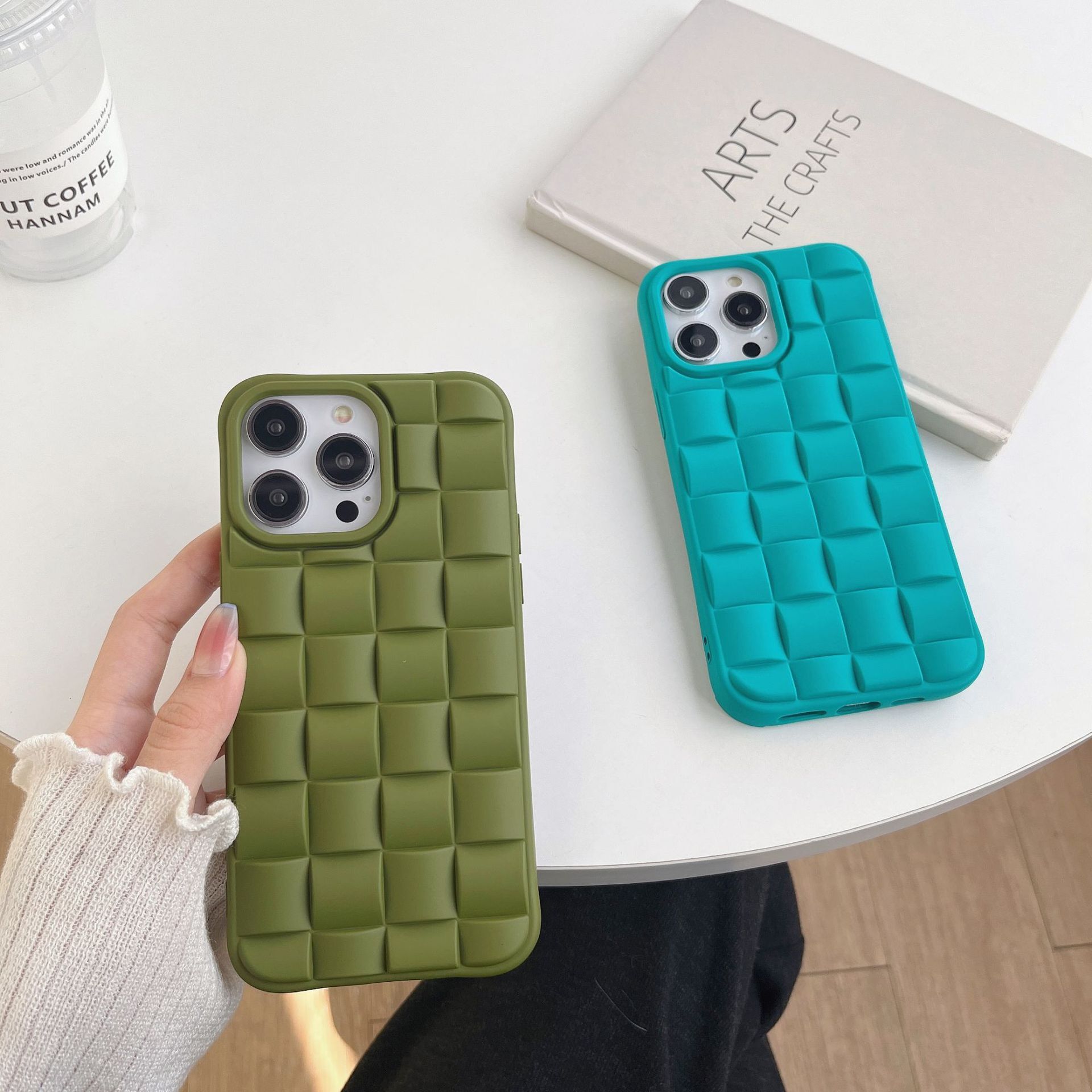 Compatible with iPhone 17 Pro Max Case for Women/Girls, Cute 3D Laid Desgin Soft Silicone Shockproof Raised Bumper Corners Case