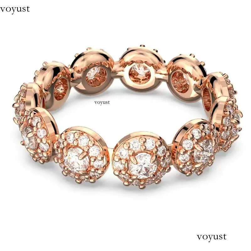 designer for womens titanium steel rose gold sier plated with full crystal dia rings earrings wedding engagement Christmas gift