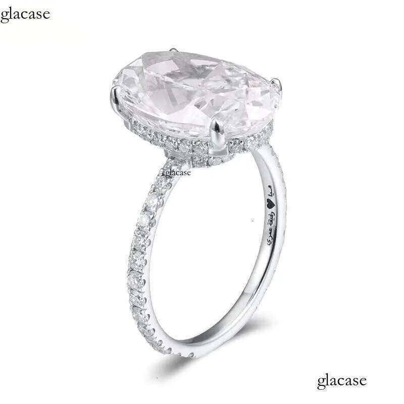 GIA IGI Certified CVD HPHT Lab Grown Created Dia 14k Solid Gold Oval Engagement Ring Fine Jewelry Rings for Women e2