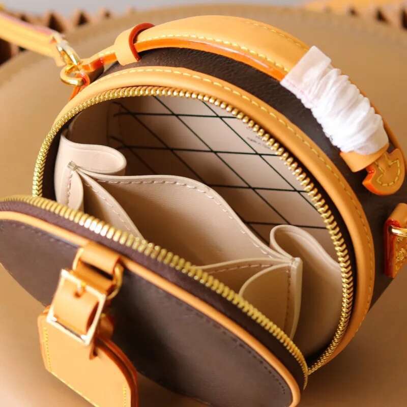 Designer Crossbody Genuine leather Shoulder 13CM Round Delicate knockoff Women Bag