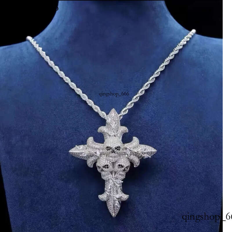 Factory Initial Pendant Iced Out Jewelry Gold Plated Vvs Moissanite Dias Cuban Chain 3d Custom Name Hip Hop Letter CFKE c9