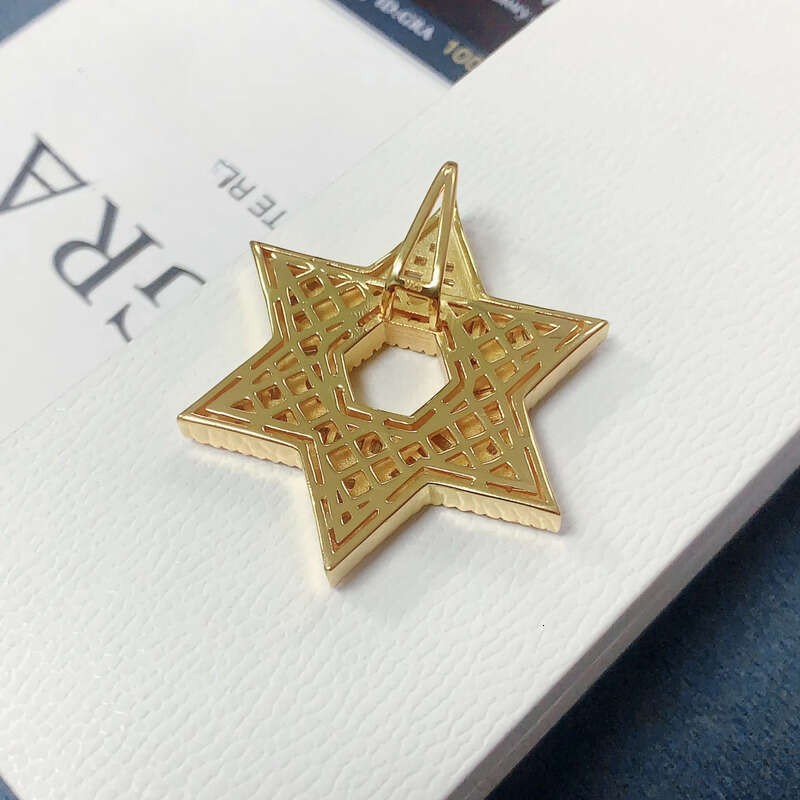 Good Quality Sier baguette Moissanite Hip Hop Je Star of David Jewelry Iced Out Custom Pendant