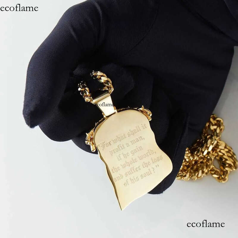 2020 Mens Sier 10k Solid Gold Iced Out Moissanite Hip Hop Jewelry Jesus Piece Charm Pendant for Necklace