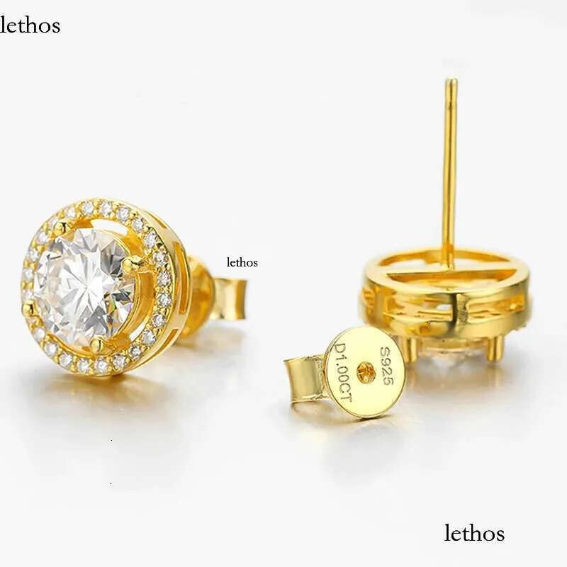 Smyoue 2CT Certified Moissanite Stud Earrings for Women Platinum Plating Sterg Sier Dia Ear Studs Wedding Fine Jewelry 15