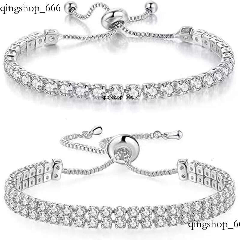Fashionable zircon for women, niche minimalist crystal high-end bracelet accessory designer jewelry 40