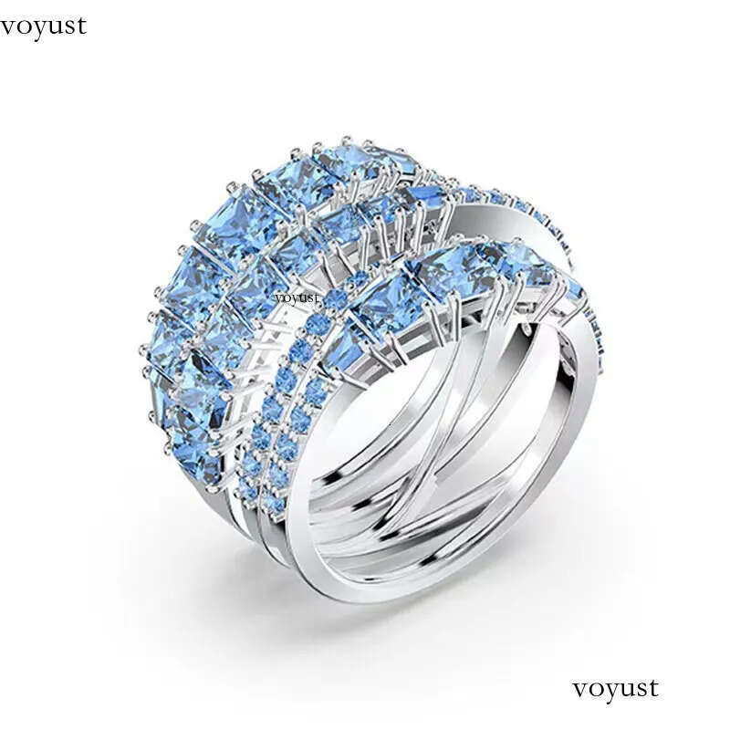 designer for womens titanium steel rose gold sier plated with full crystal dia rings earrings wedding engagement Christmas gift