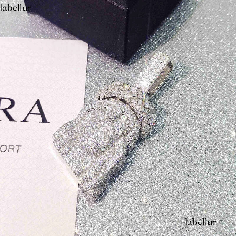 Necklace custom pendant charm Pass Dia Tester Moissanite Hip Hop Jewelry S Jesus 93