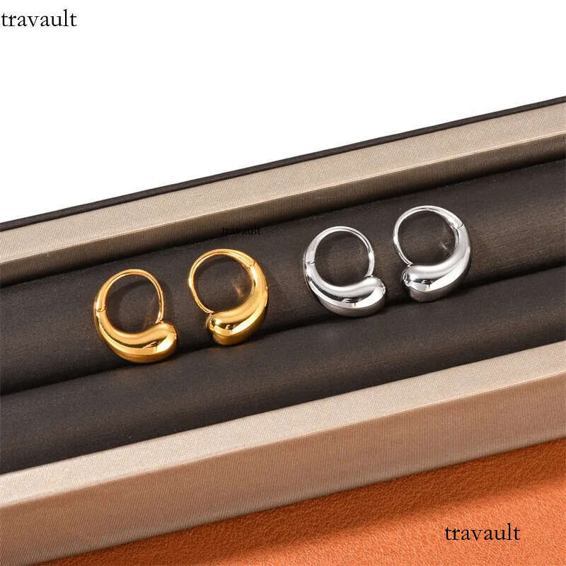Minimalist Design Stud Pea Ear Buckle Earrings French Hepburn Style Ins Niche Temperament Commuter Mini Fashion Jewelry