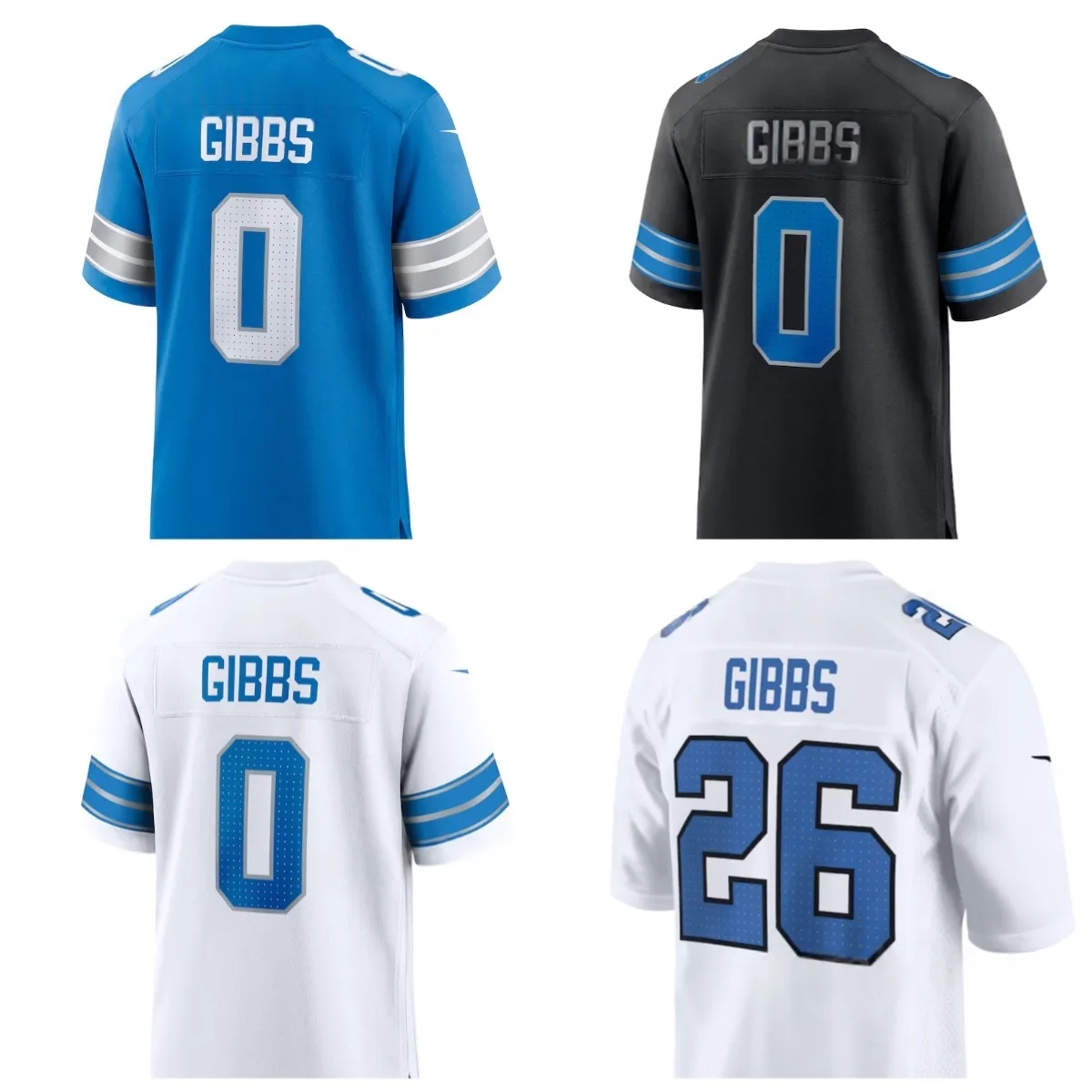 2024 Anthony Firkser 97 Adan U T C H I S O N Football Jersey 14 St. Brown 26 Gibbs Jameson 9 Williams 70 Dan Skipper For ed Custom Any Name Number