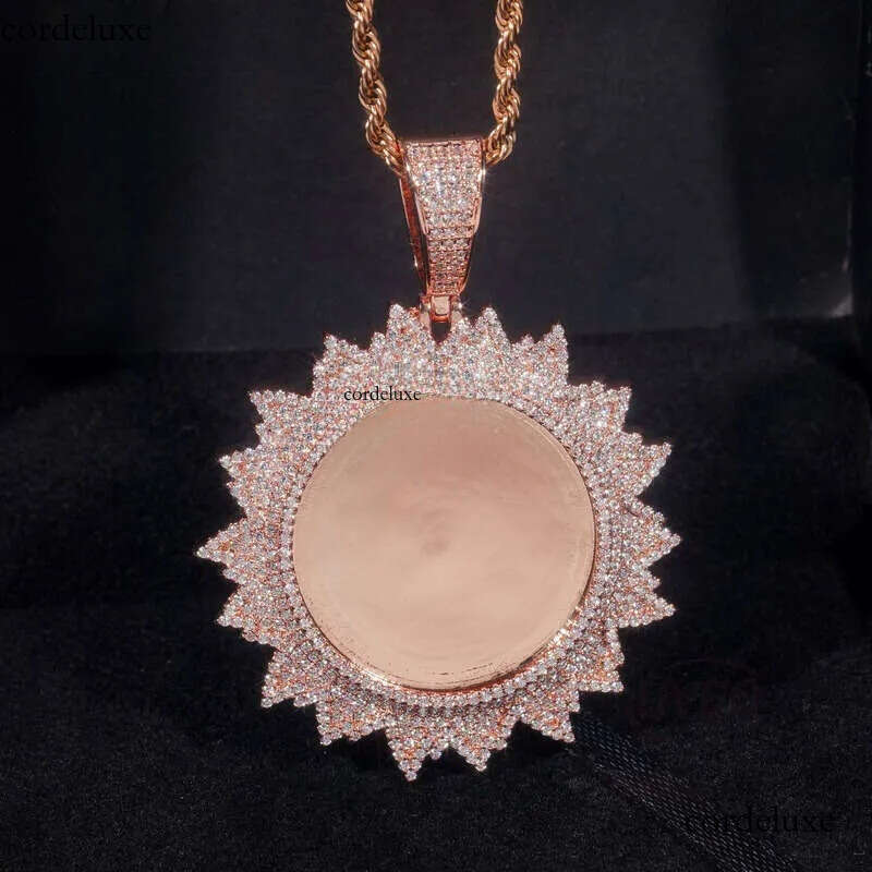 Iced Out Sterling Sier Jewelry Gold VVS Hip Hop Pass Dia Tester Pendant Cuban Link Chains Fashion Gift Moissanite Chain 48
