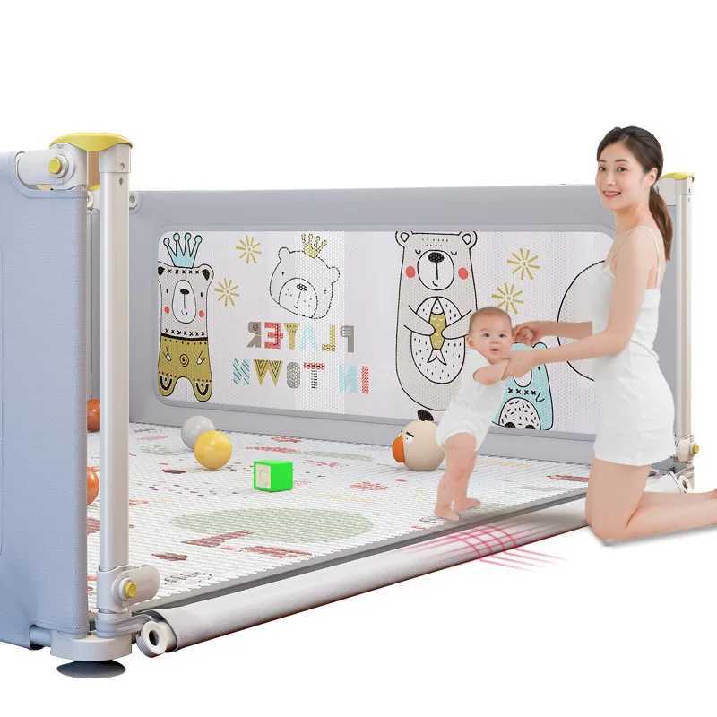 IMBABY Baby Playpens Liftable Baby Fence AntiCollision Cartoon Playpen for Children Fence for Games Ball Pool Baby Playground C250929
