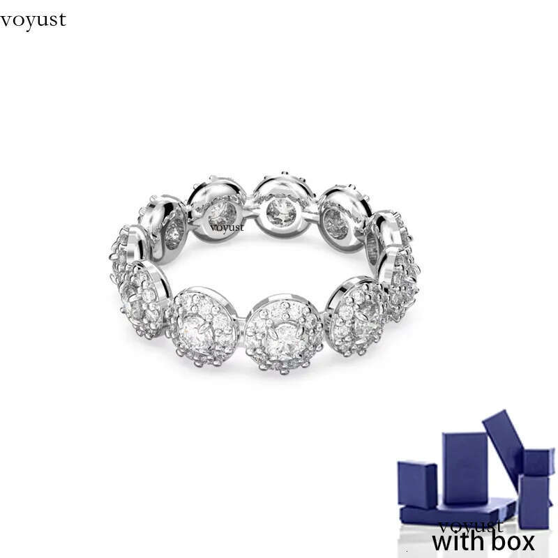 designer for womens titanium steel rose gold sier plated with full crystal dia rings earrings wedding engagement Christmas gift
