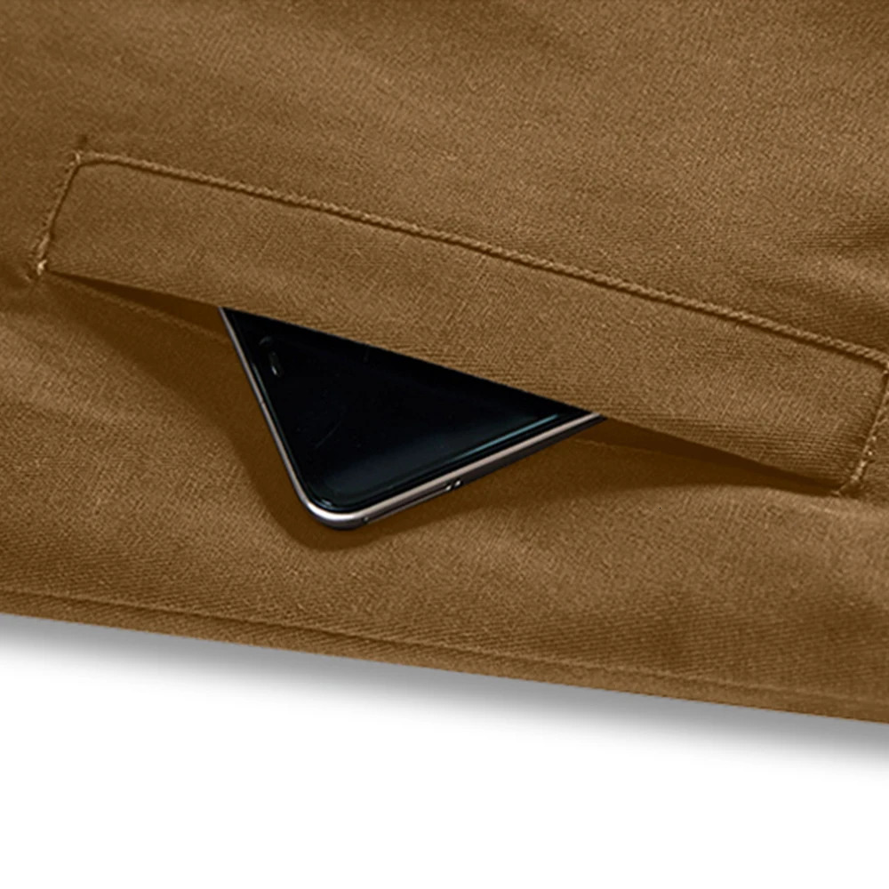 Mens Jackets Winter Faux Shearling Lined Windproof Warm Coat Black Buttoned Parka Pockets Comfortable Casual Tops US Size 250930