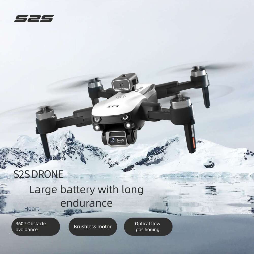 Brushless Motor S Foldable Drone Obstacle Avoidance Optical Flow Hover Quadcopter Electric Camera Remote Control Airplane