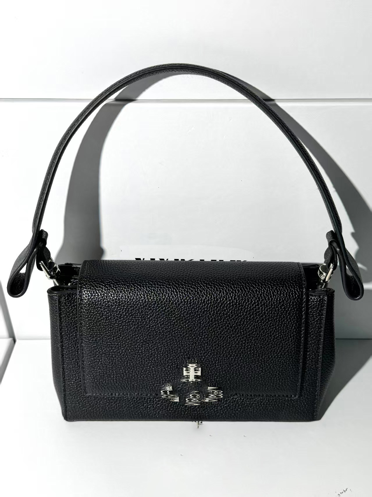 Designer bag saturn Vivienme vivene vivvien vivenne Black lychee pattern Crossbody westwoods Westly Woodly westity woodity wallet purse Female bag 7b square bag