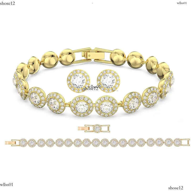 bracelet for women plated sier gold tennis necklace Austria crystal dia bracelets designer jewelry woman Christmas gift With Box