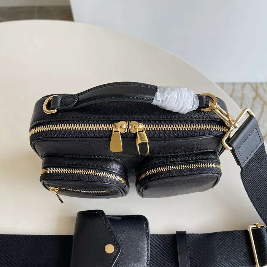 Designer Camera Genuine leather Handbag 18CM Shoulder Delicate knockoff Women bag