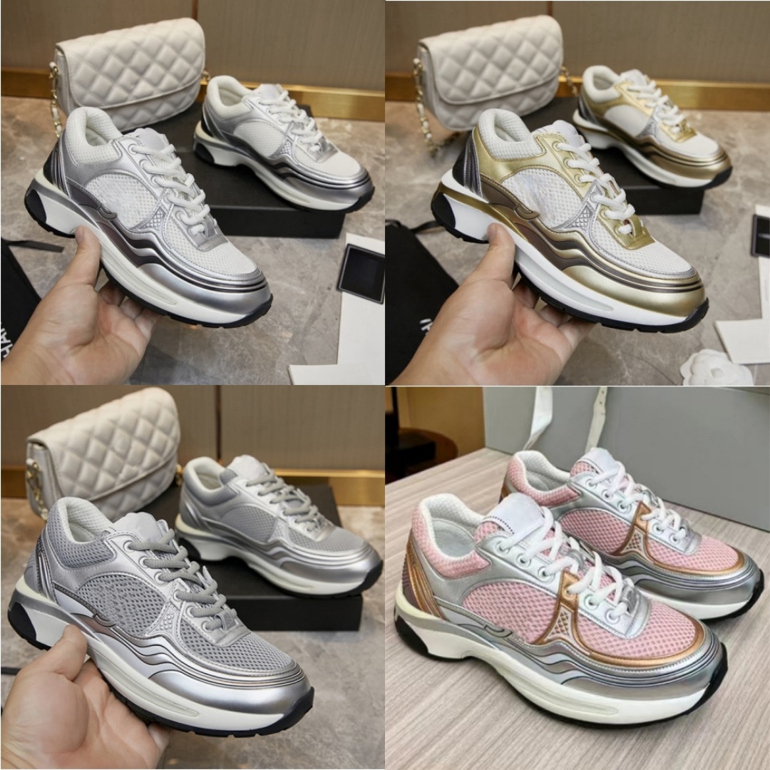 women shoes Designer shoes men sneakers chaussures casual women men runner trainers outdoor shoes sports shoes platform gold silver sneaker classic luxury shoe 46