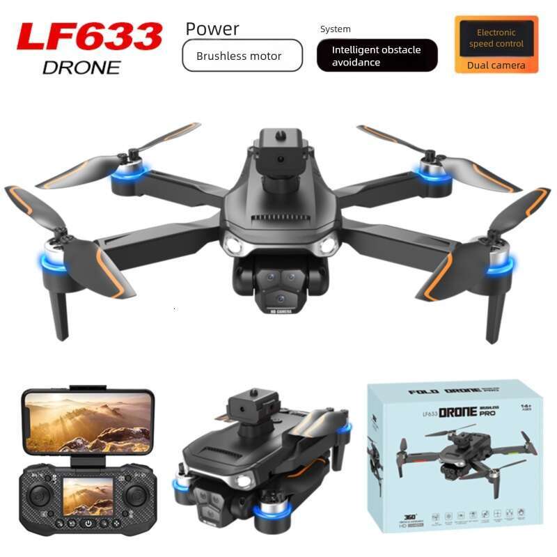 LF Drone Screen Brushless Optical Flow Positioning Quadcopter Long Endurance Remote Control Aircraft Toy