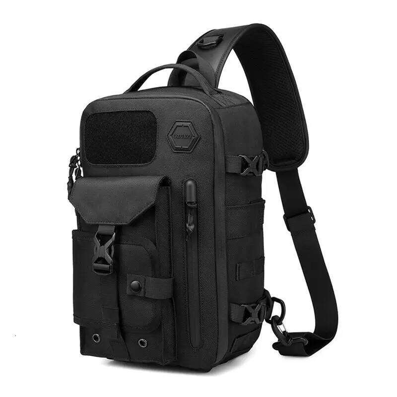 Designer Luxury Ozuko Cross Shoulder Bag Man Chest Waterproof Tactical Waist Messenger Bag Zipper Fashion Outdoor