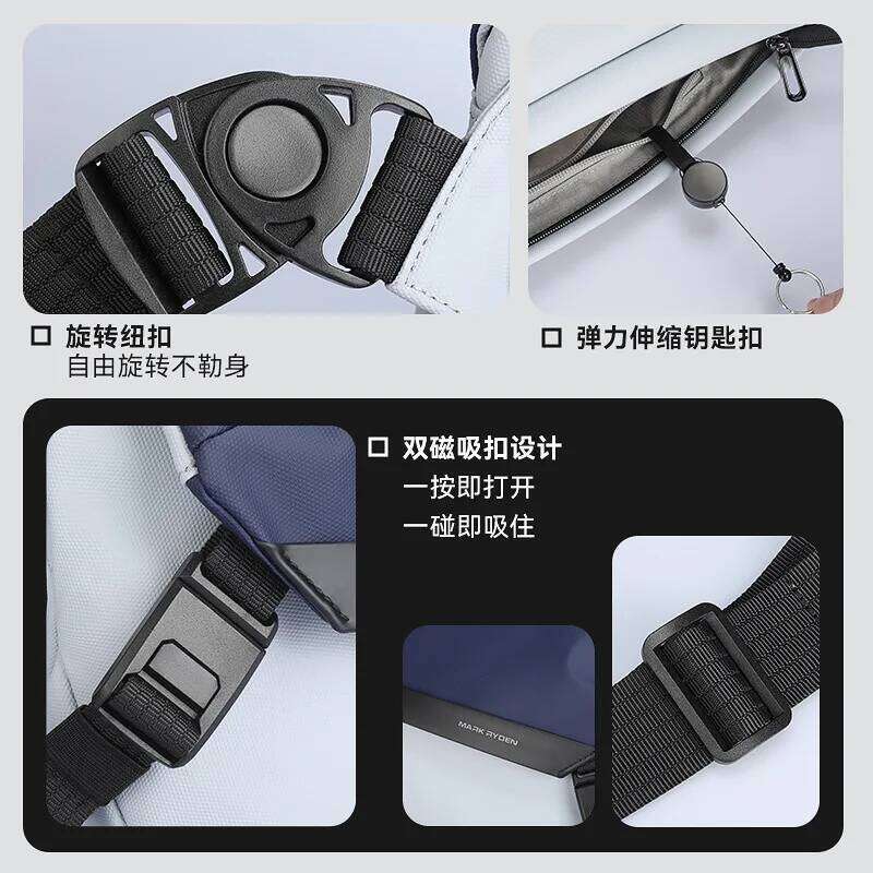 Designer Luxury Mark Ryden Quality Waterproof Shoulder For Ipad Large Capacity Men Travel Business Bags Male Crossbody Messenger Bag