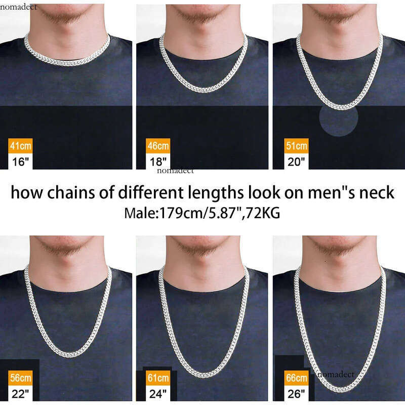 necklace moissanite chain Custom Pass Dia Tester Hip Hop Jewelry Sterling Sier 6mm 8mm Iced Out VVS Cuban Link Moissanite Chain For Men 43