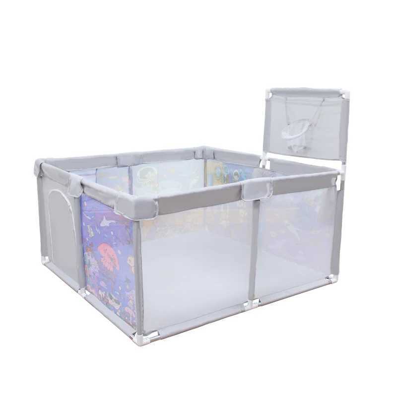 IMBABY Baby Playpens Cartoon Baby Corralitos with Protective Angle Playpen for Children Indoor Game Parks for Baby Playground C250929