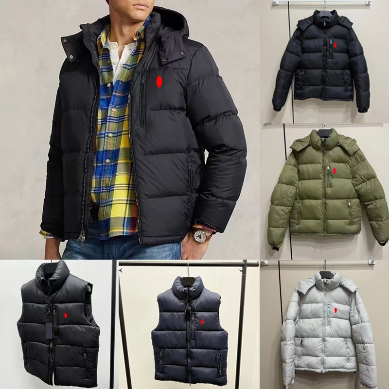 Winter Jacket Men Polo Jacket Polo Puffer Jacket Winter Mens Jacket Classic designer Jacket Hooded Zipper Puffer Jacket Outdoor Mens Coat Fast Ship