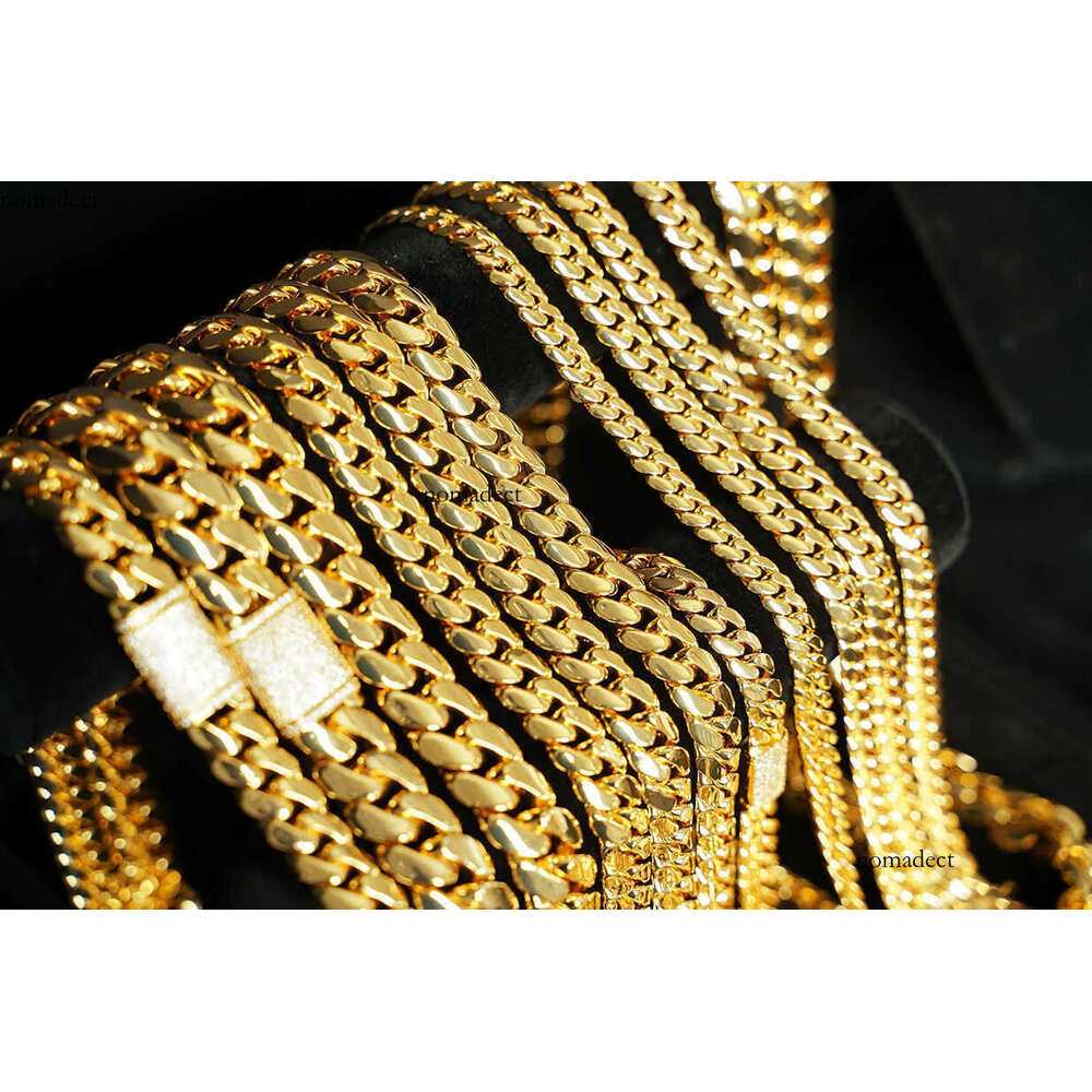 Pendant Necklaces Wholesale Choker Custom Link Gold 20mm Miami Cuban Chain Necklace a6