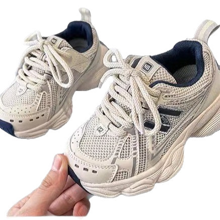 Trendy explosion Designer street lightweight men's and women's sports shoes spring autumn new styles breathable mesh thick soled casual trav