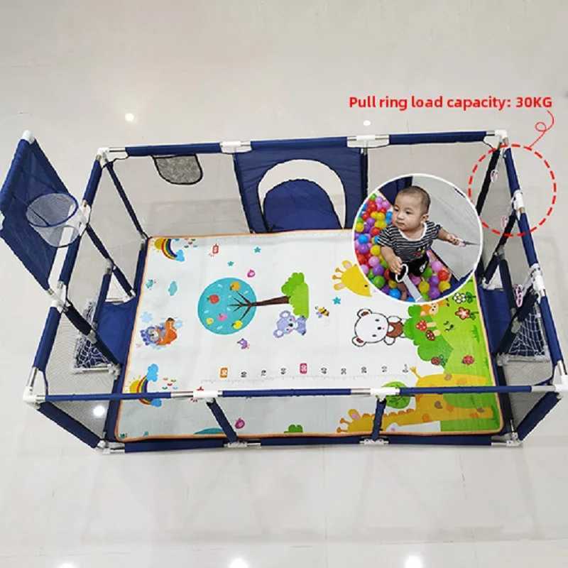 Safety Baby Playpen For Children Indoor Multiple Styles Toddler Barrier Fence Kids Playground Toys Park With Basketball Frame C2509291