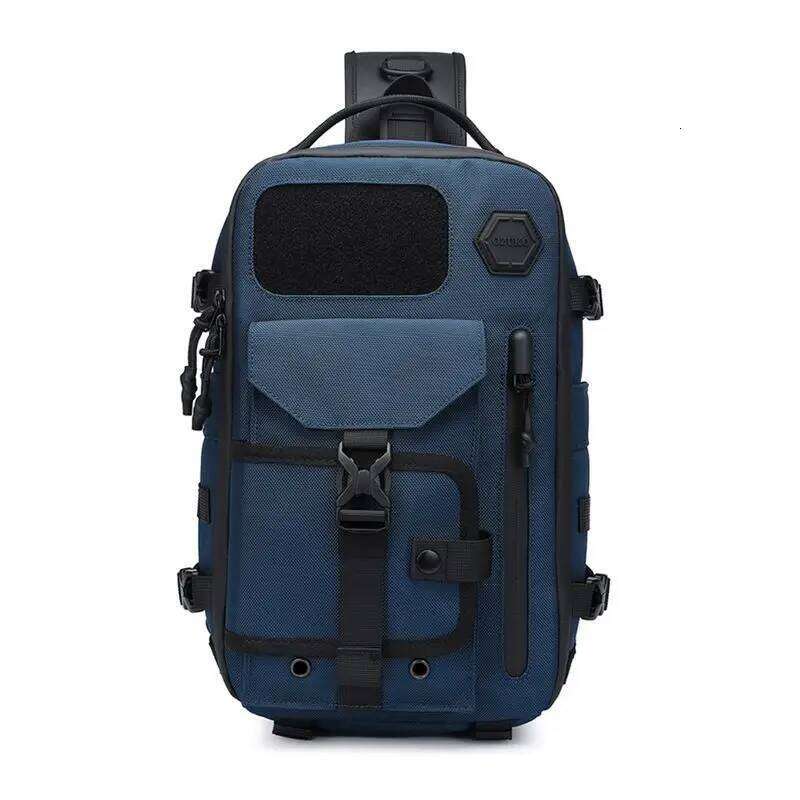 Designer Luxury Ozuko Cross Shoulder Bag Man Chest Waterproof Tactical Waist Messenger Bag Zipper Fashion Outdoor