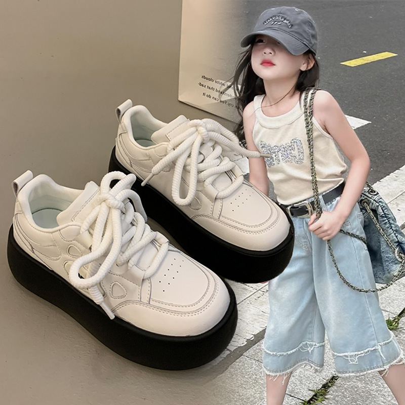 Leather Niche Sports Designer Shoes Autumn New Children's White Shoes Casual Designer Sports Shoes Autumn New Luxury Shoes Men's And Women&#