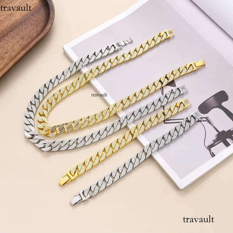 DHcollections 15mm Link Necklace For Men - Durable Zinc Alloy Miami Hip Hop Jewelry, Thick Heavy Gold Cuban Chain 18-24 Inch Adjustable