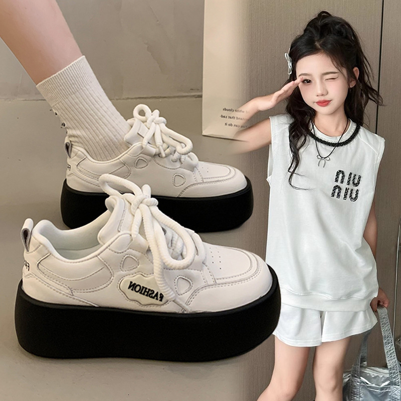 Leather Niche Sports Designer Shoes Autumn New Children's White Shoes Casual Designer Sports Shoes Autumn New Luxury Shoes Men's And Women&#